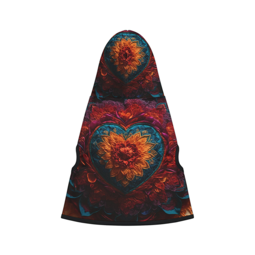 Radiant Floral Mandala - Pet Hoodie