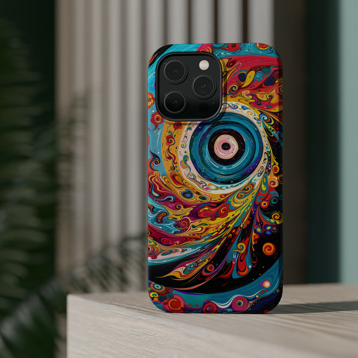 Vibrant Cosmic Swirl - MagSafe Tough Case