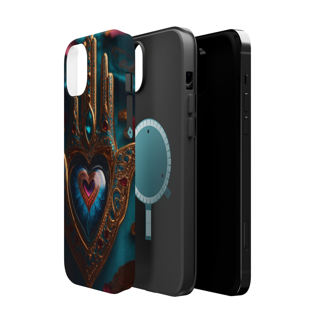 Mystical Heart Hamsa - MagSafe Tough Case