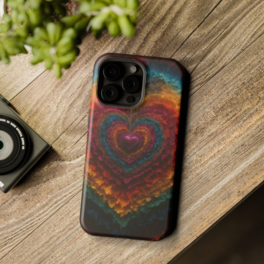 Vibrant Heart Layers - MagSafe Tough Case