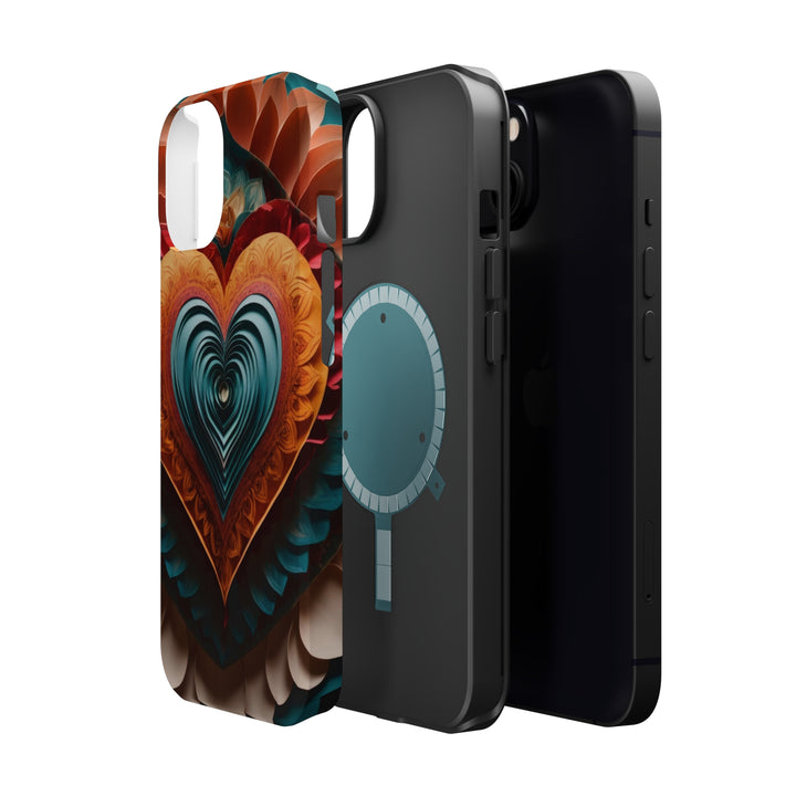 Layered Heart Artwork - MagSafe Tough Case