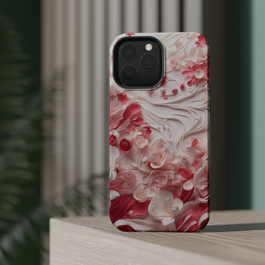 Floral Swirls Abstraction - MagSafe Tough Case