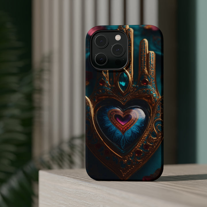 Mystical Heart Hamsa - MagSafe Tough Case