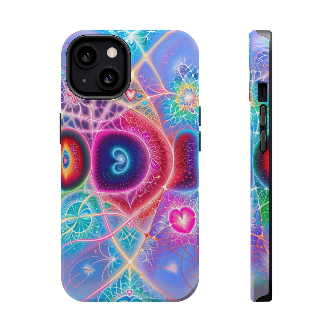 Vibrant Fractal Blossoms - MagSafe Tough Case