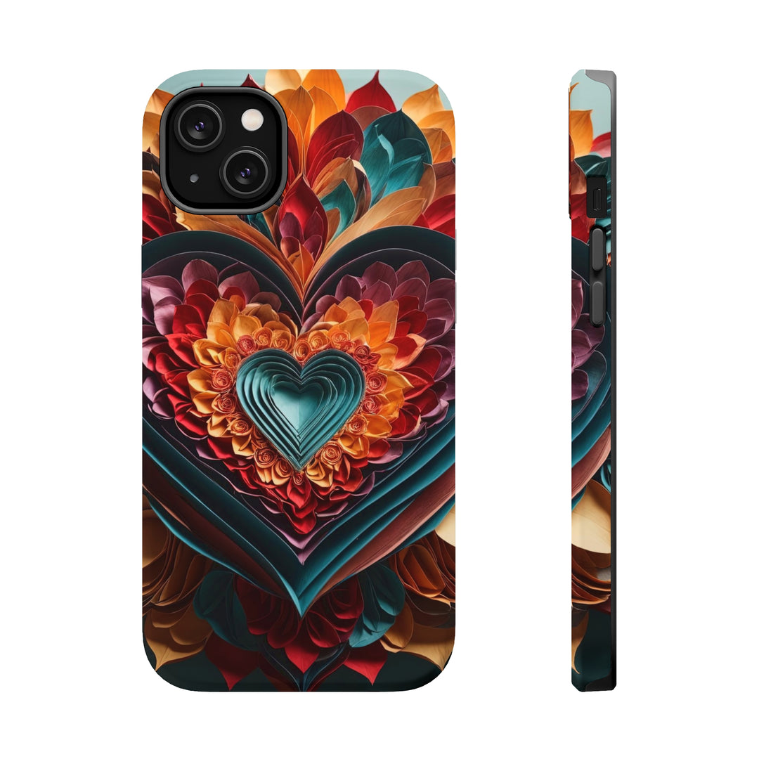 Multilayered Floral Heart - MagSafe Tough Case