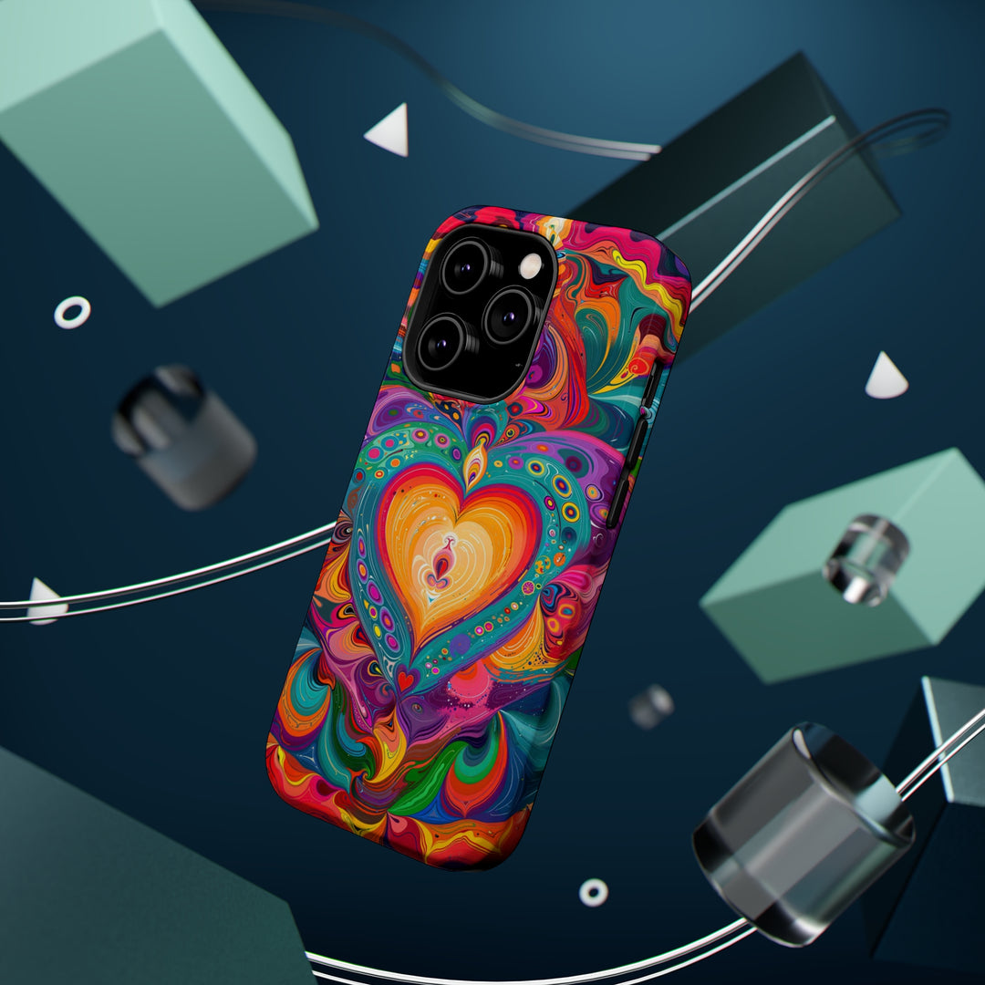 Vibrant Swirling Heart - MagSafe Tough Case