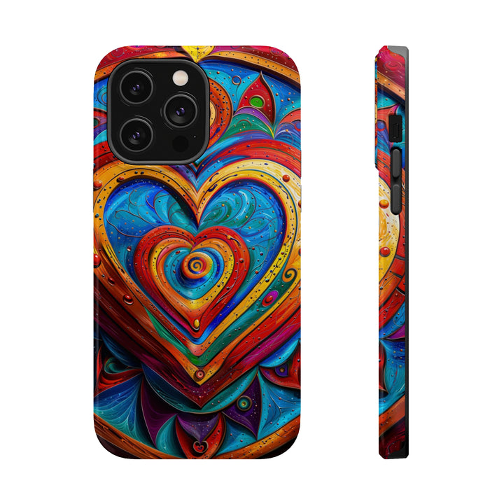 Vibrant Love Spiral - MagSafe Tough Case