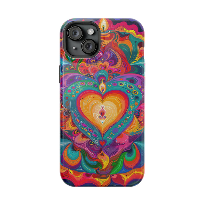 Vibrant Swirling Heart - MagSafe Tough Case