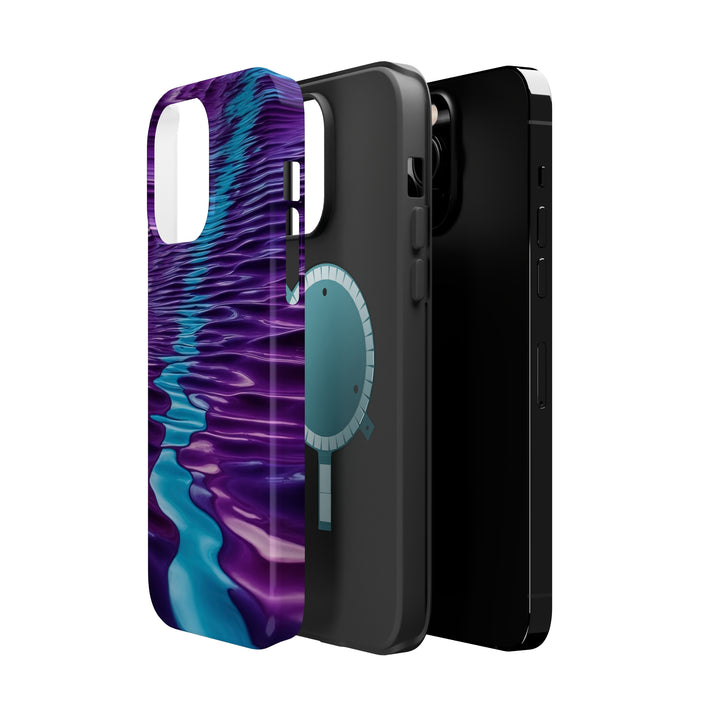 Amethyst Waves Illusion - MagSafe Tough Case