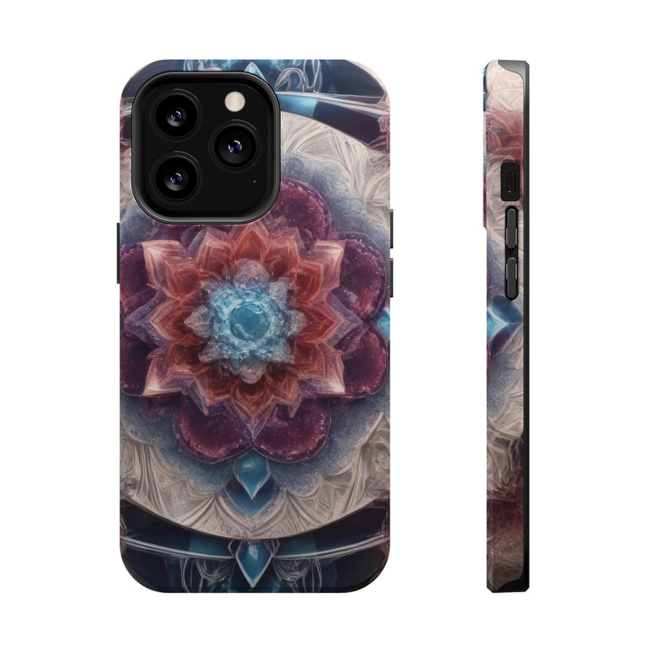 Symmetrical Crystal Bloom - MagSafe Tough Case