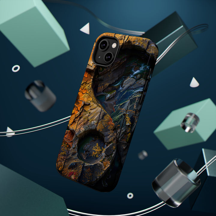 Autumn Geometric Contrast - MagSafe Tough Case