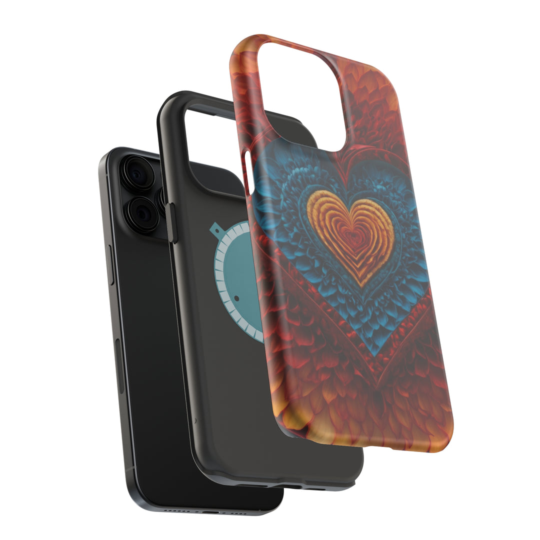 Vibrant Heart Layers - MagSafe Tough Case