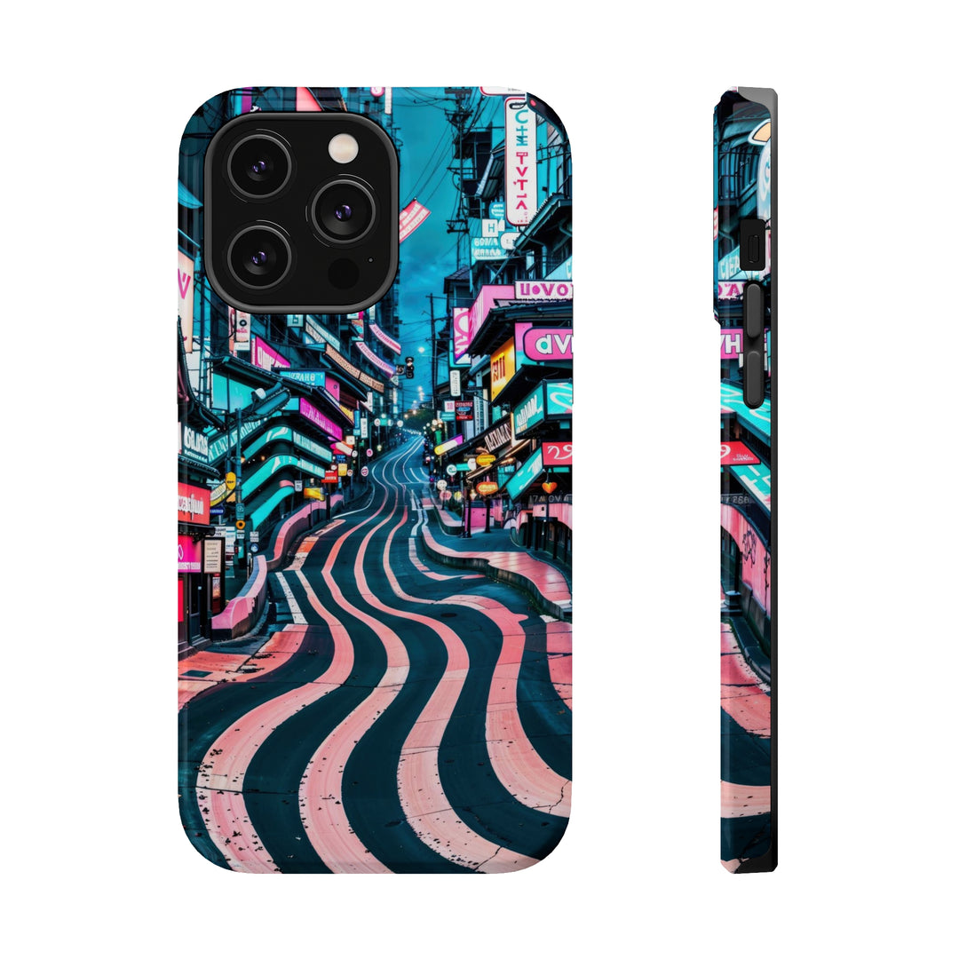 Vibrant Urban Waves - MagSafe Tough Case