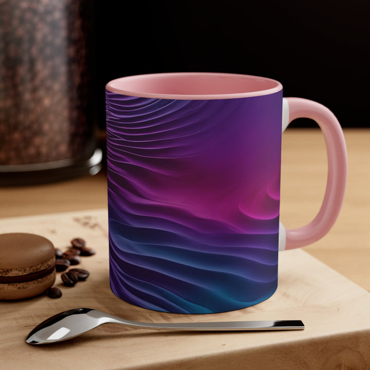 Vibrant Fluid Dynamics - Accent Coffee Mug