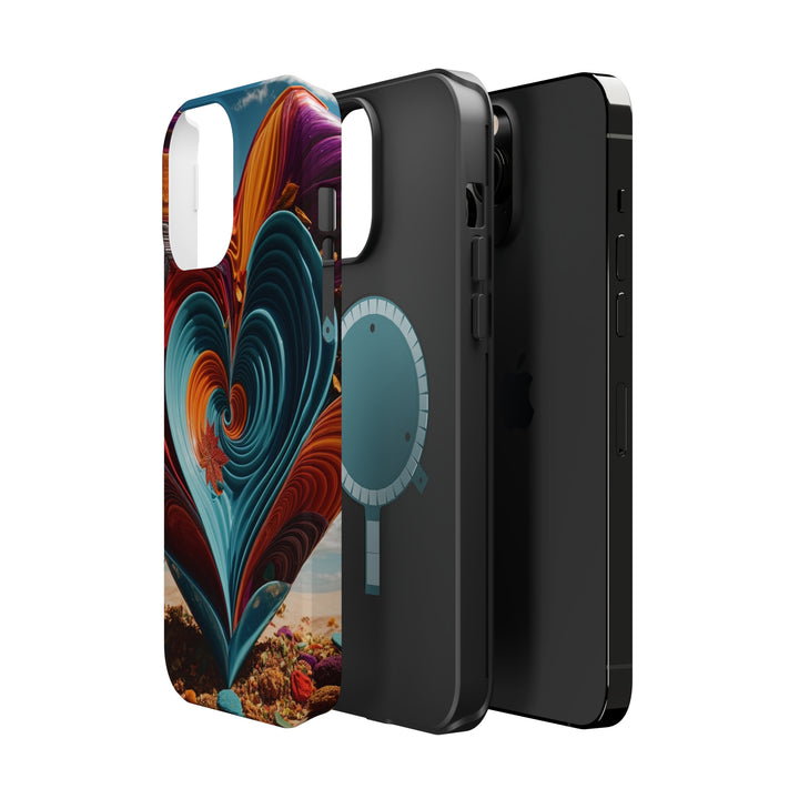 Vibrant Heart Spiral - MagSafe Tough Case