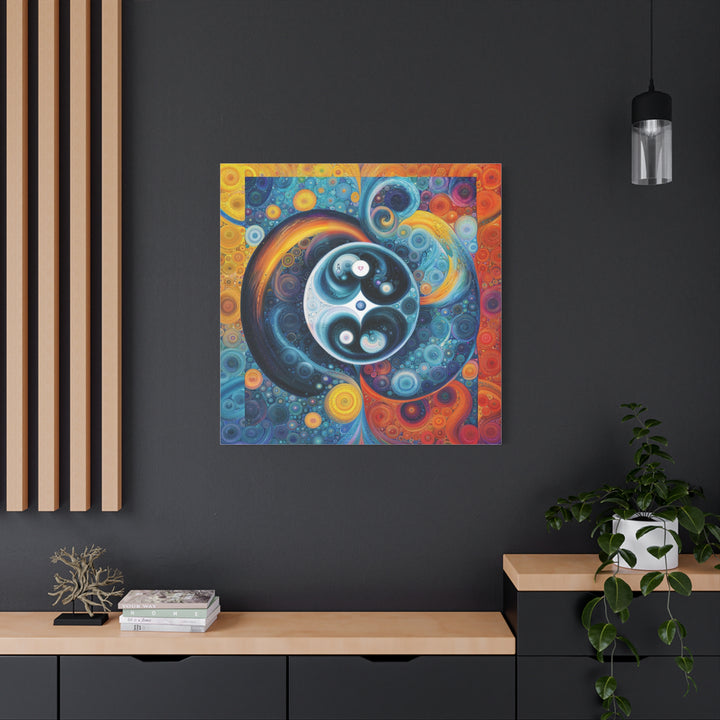 Cosmic Swirl Harmony - Matte Canvas Print 1.25"