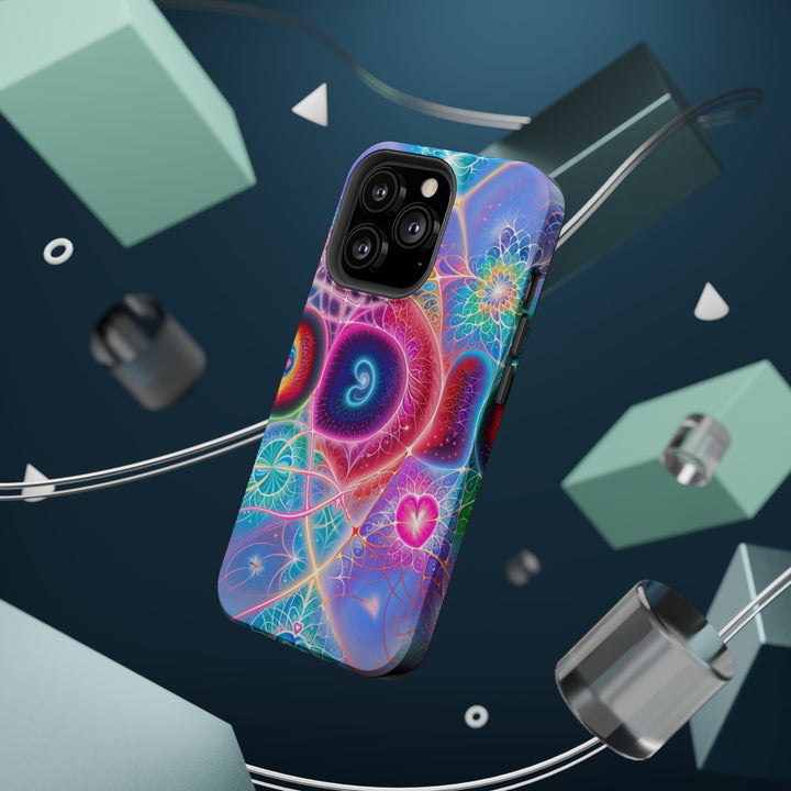 Vibrant Fractal Blossoms - MagSafe Tough Case