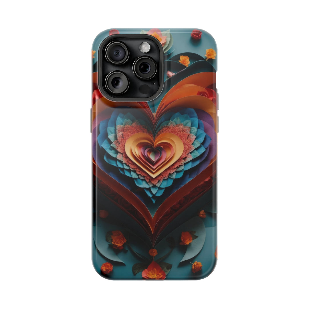 Blooming Heart Layers - MagSafe Tough Case