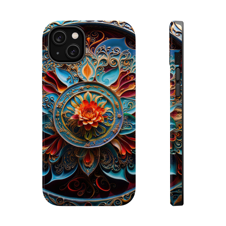 Intricate Floral Mandala - MagSafe Tough Case