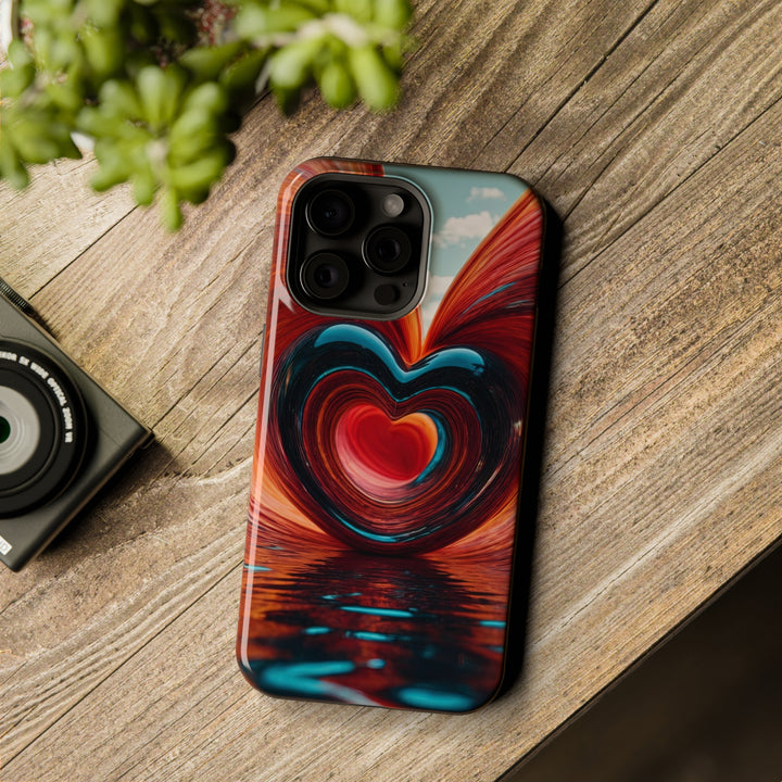 Swirling Heart Reflection - MagSafe Tough Case