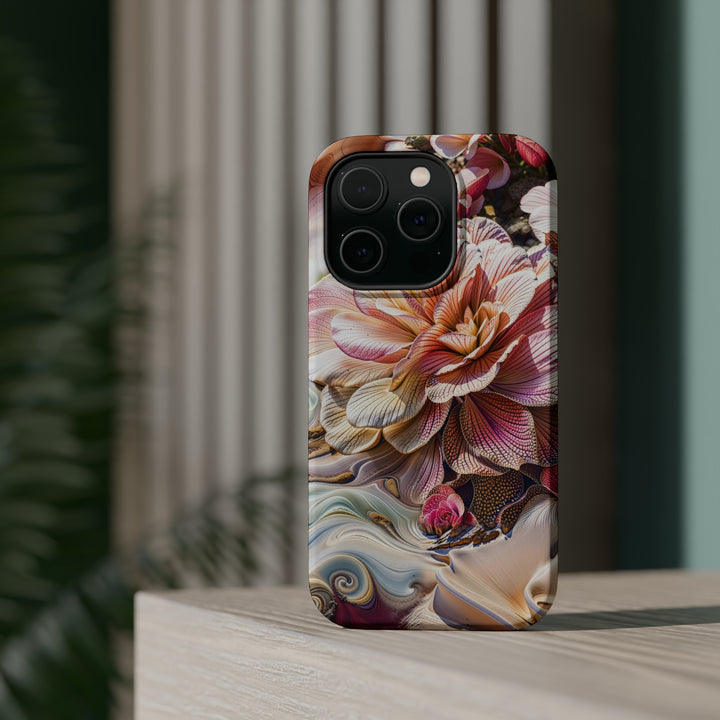 Floral Swirl Essence - MagSafe Tough Case