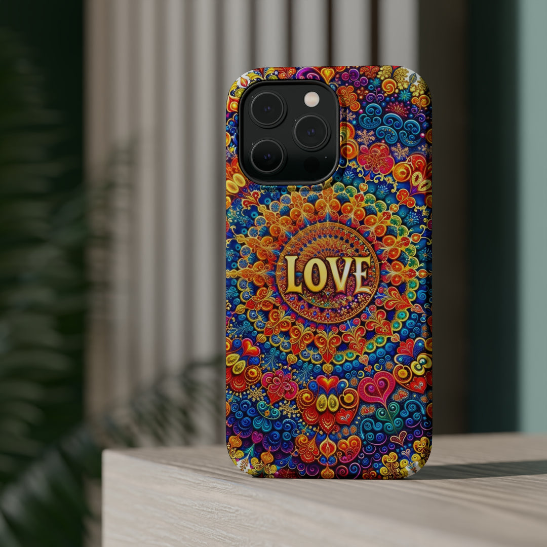 Vibrant Love Mandala - MagSafe Tough Case