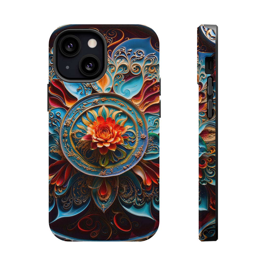 Intricate Floral Mandala - MagSafe Tough Case