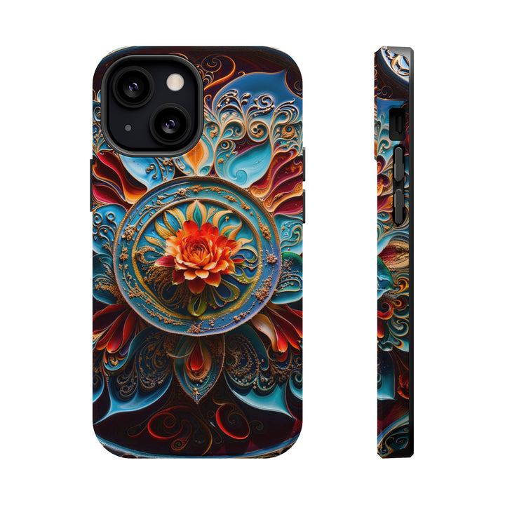 Intricate Floral Mandala - MagSafe Tough Case