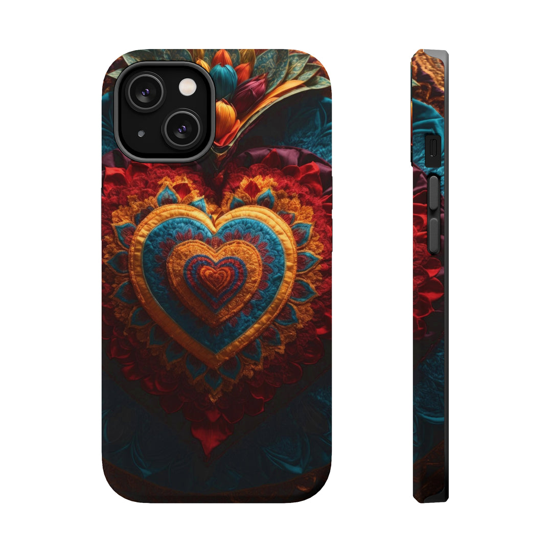 Floral Heart Tapestry - MagSafe Tough Case