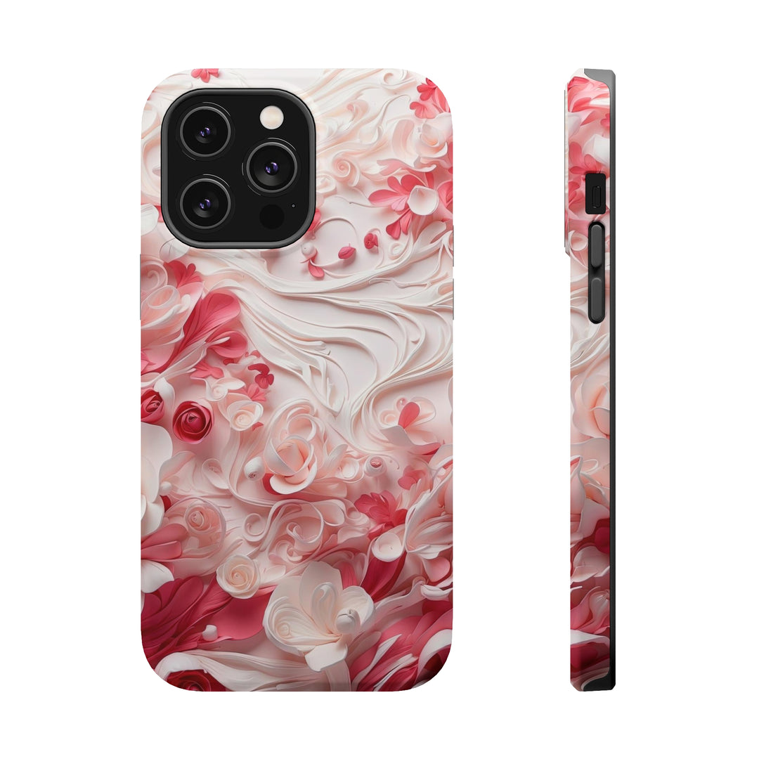 Floral Swirls Abstraction - MagSafe Tough Case