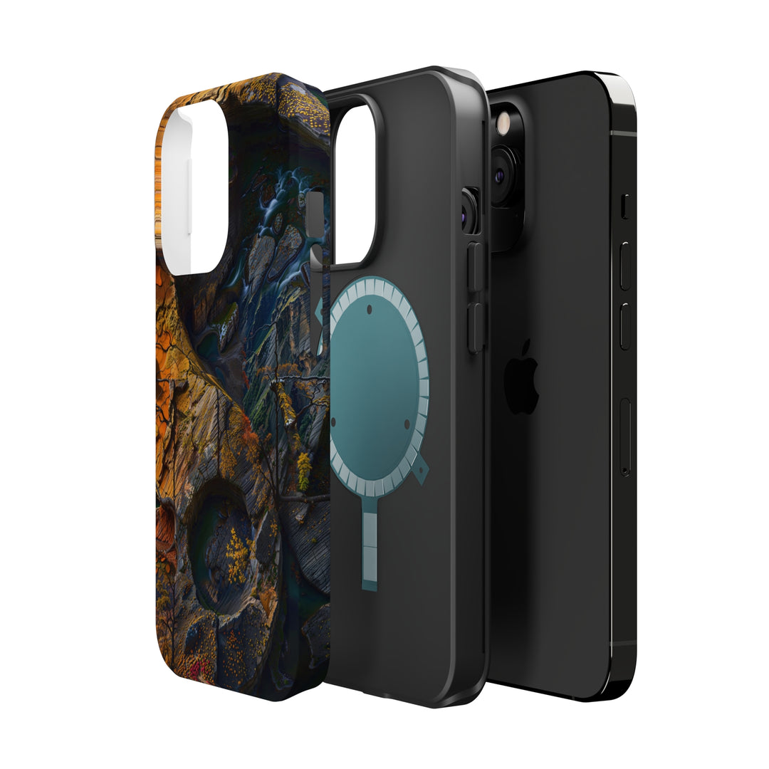 Autumn Geometric Contrast - MagSafe Tough Case