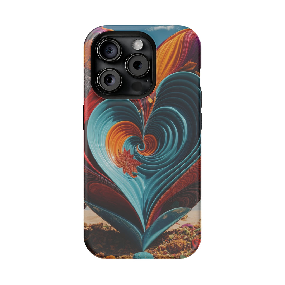 Vibrant Heart Spiral - MagSafe Tough Case