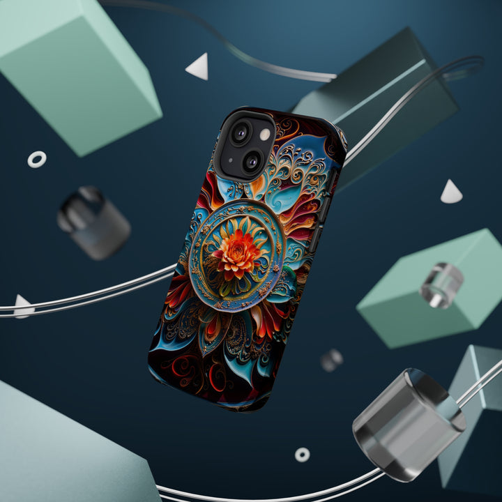 Intricate Floral Mandala - MagSafe Tough Case