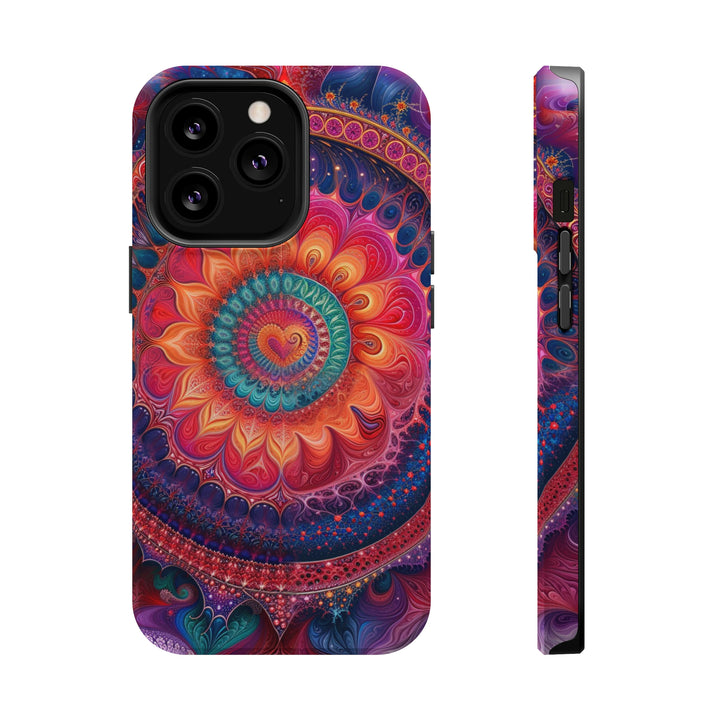 Vibrant Spiral Mandala - MagSafe Tough Case