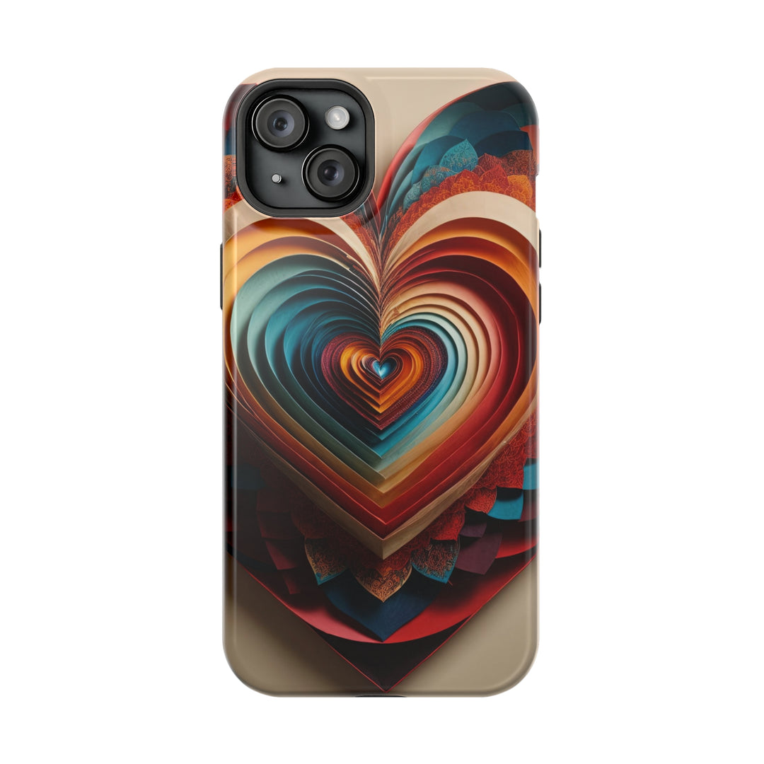 Vibrant Paper Heart - MagSafe Tough Case