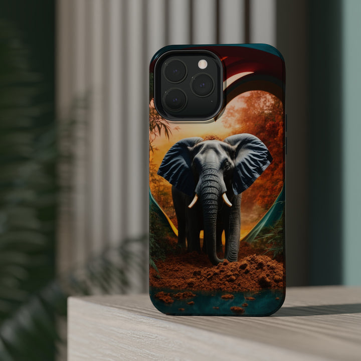 Heart Portal Elephant - MagSafe Tough Case