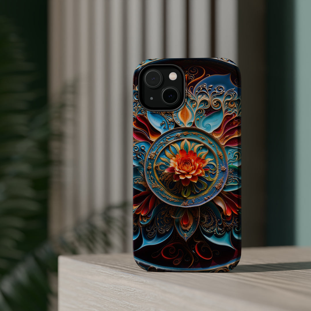 Intricate Floral Mandala - MagSafe Tough Case