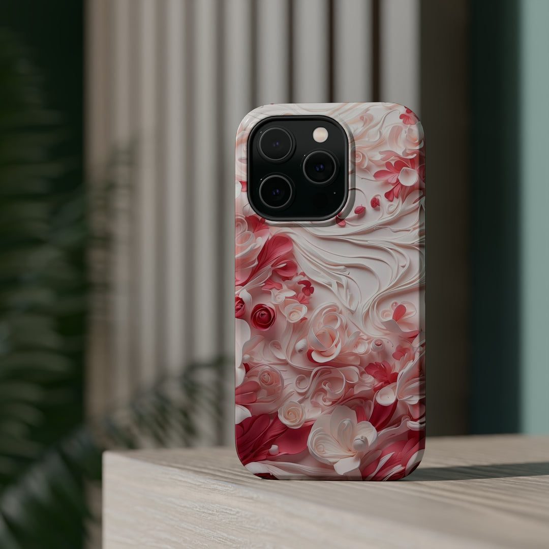 Floral Swirls Abstraction - MagSafe Tough Case