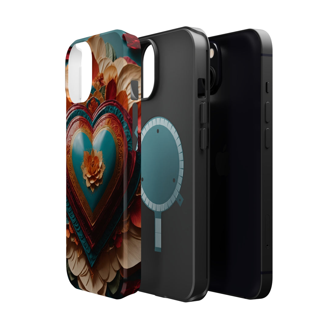 Floral Heart Embrace - MagSafe Tough Case