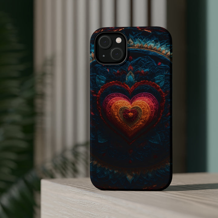 Nested Heart Tapestry - MagSafe Tough Case