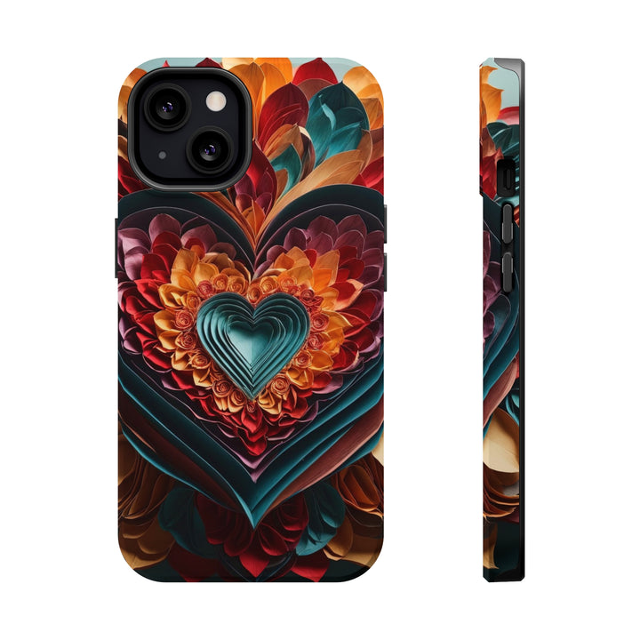 Multilayered Floral Heart - MagSafe Tough Case