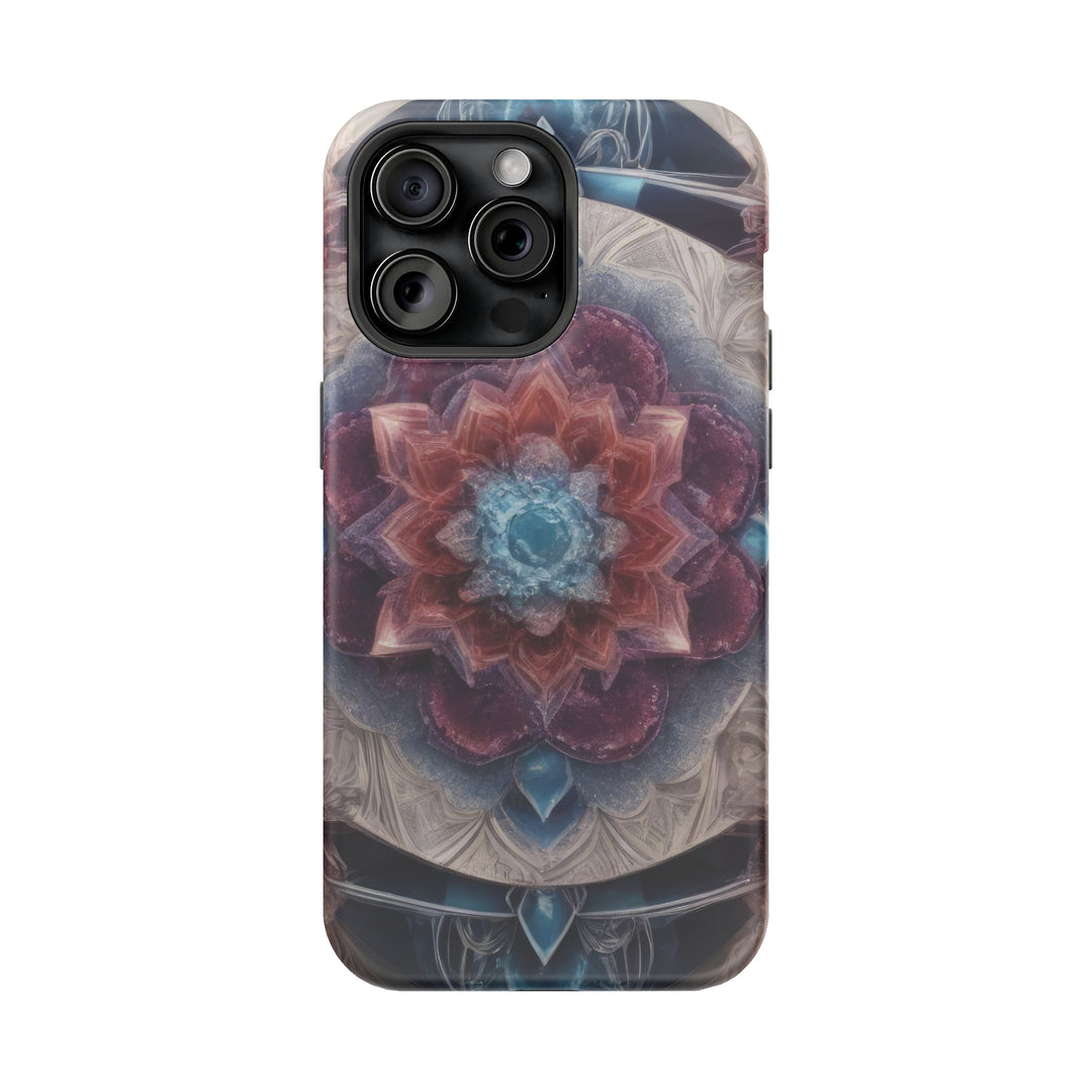 Symmetrical Crystal Bloom - MagSafe Tough Case