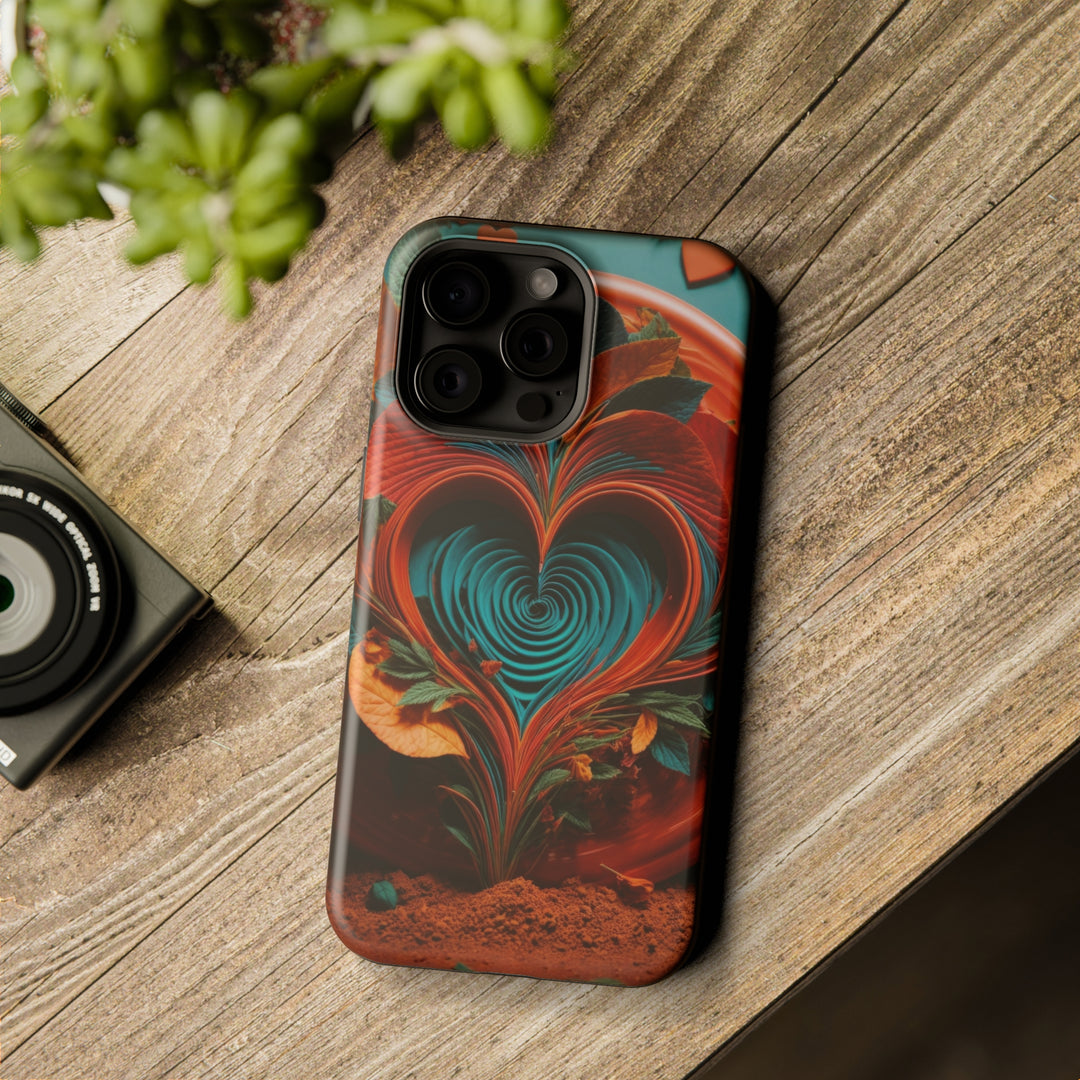 Vibrant Spiral Foliage - MagSafe Tough Case