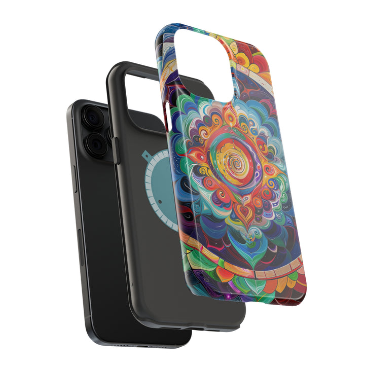 Vibrant Cosmic Mandala - MagSafe Tough Case