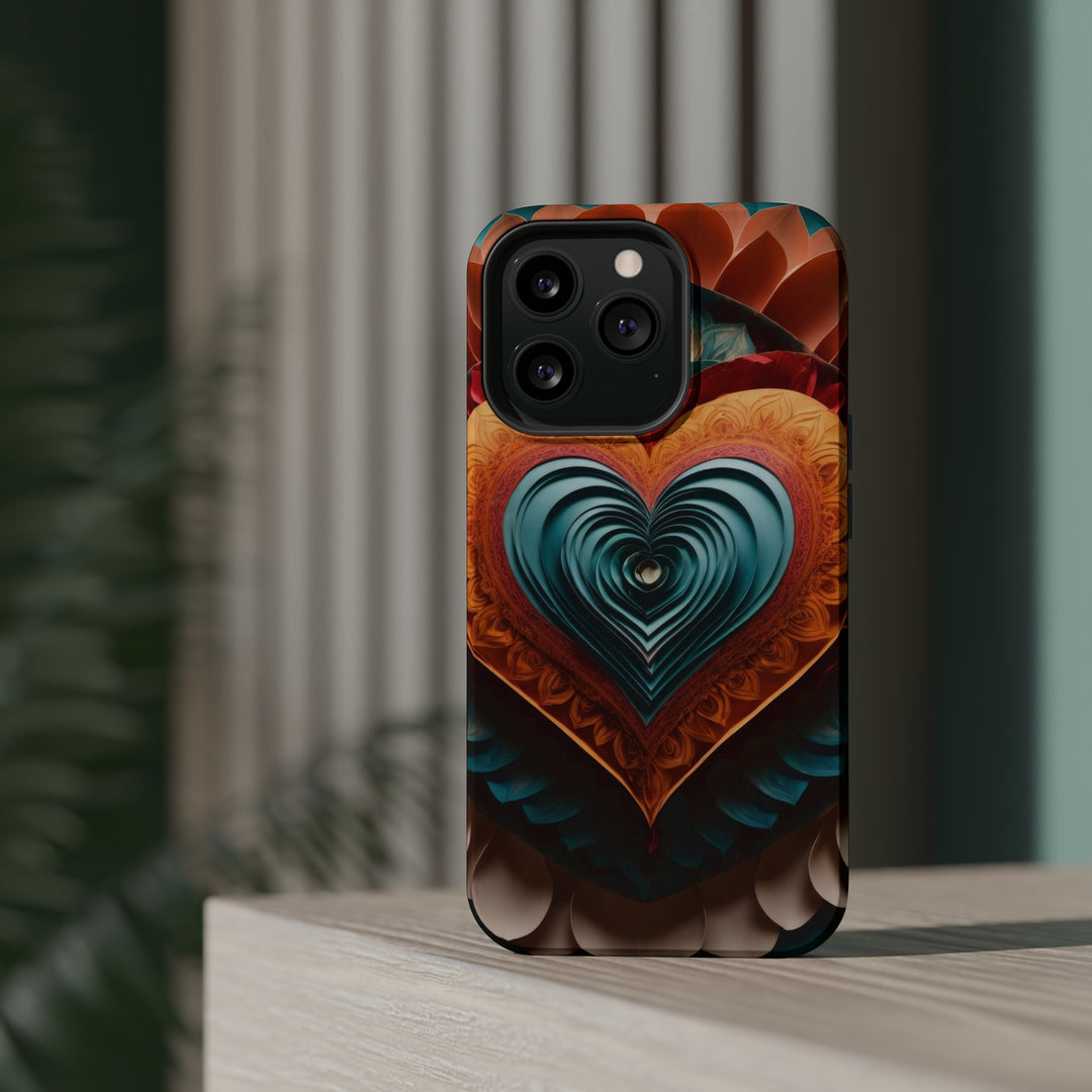 Layered Heart Artwork - MagSafe Tough Case