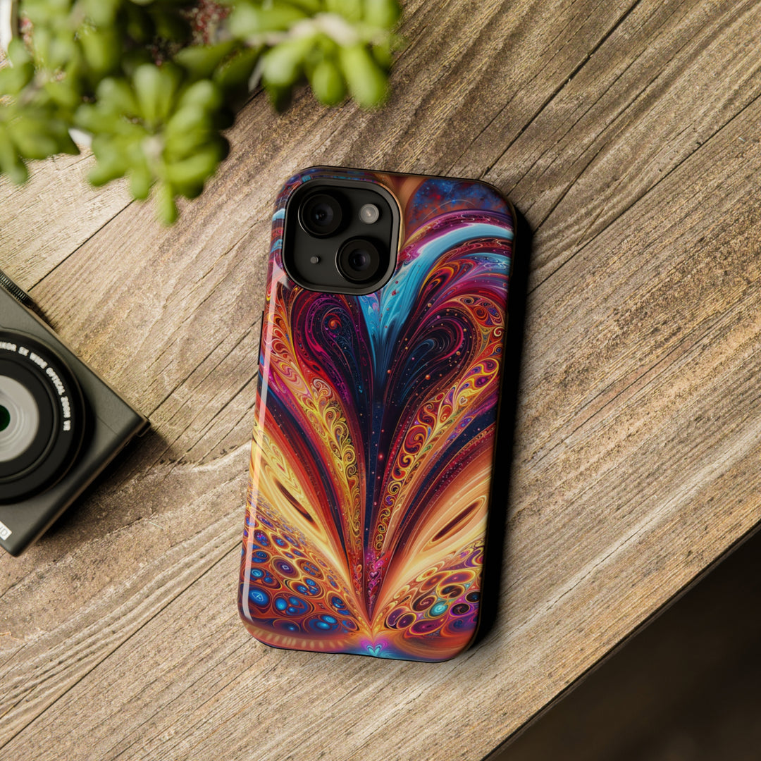 Cosmic Vibrant Swirls - MagSafe Tough Case