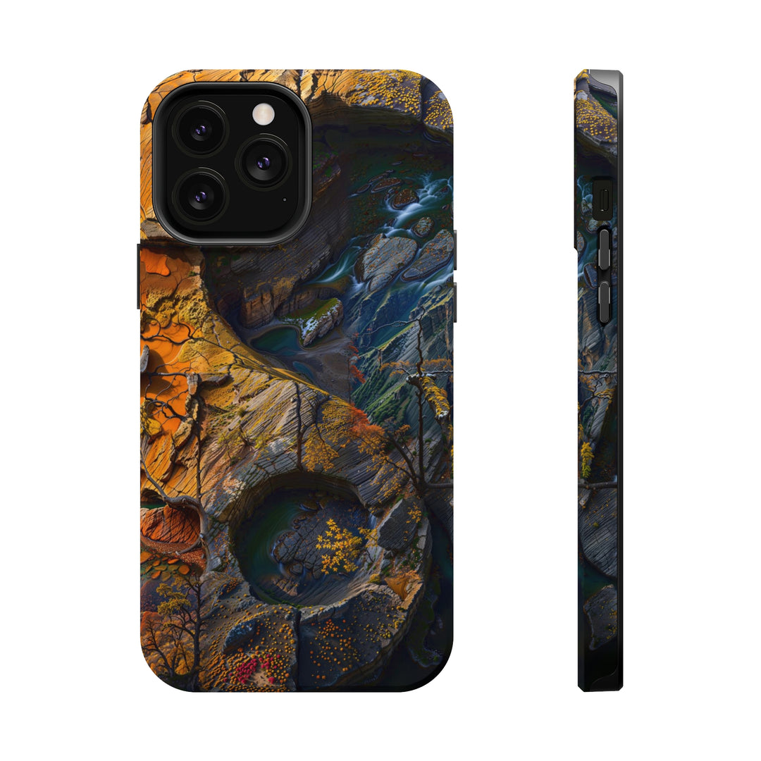 Autumn Geometric Contrast - MagSafe Tough Case