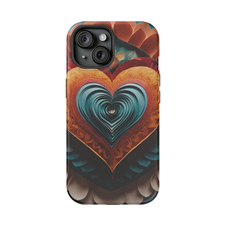 Layered Heart Artwork - MagSafe Tough Case