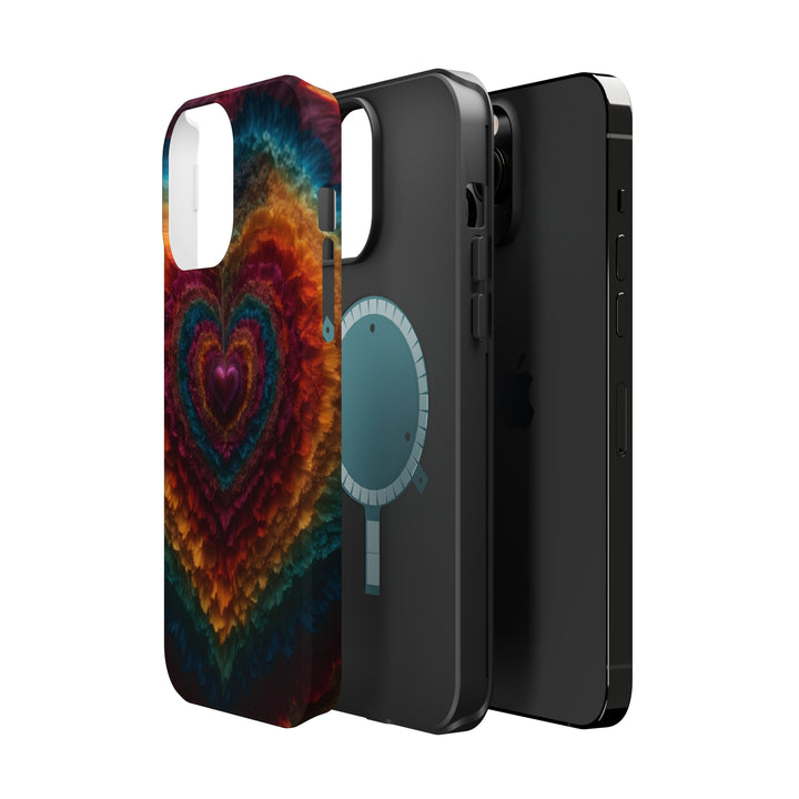 Vibrant Heart Layers - MagSafe Tough Case