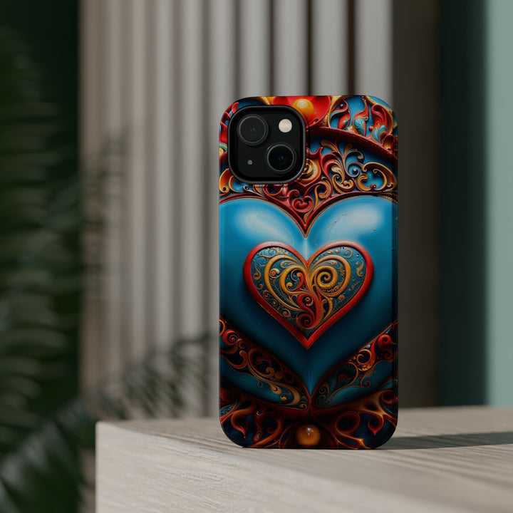 Ornate Heart Mandala - MagSafe Tough Case